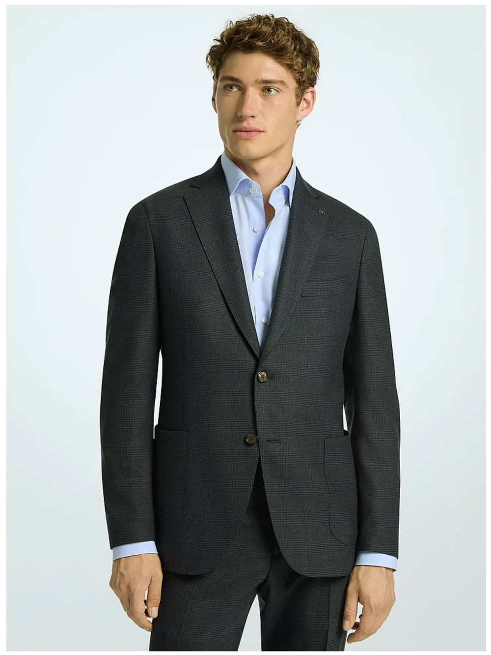 Michael Kors 100% Wool Vitale Barberis Canonico Blazer in Charcoal Gray